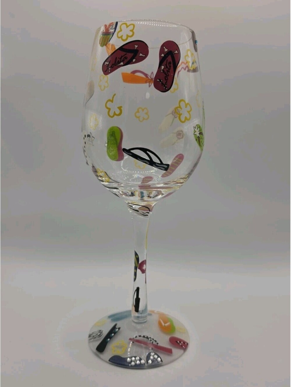 Lolita Wine Glass, The Wine Collection “Flip Flop”